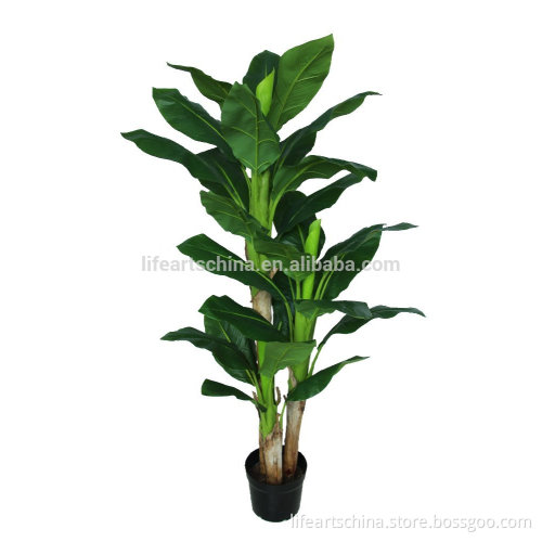 artificial banana tree, big leaf of real touch